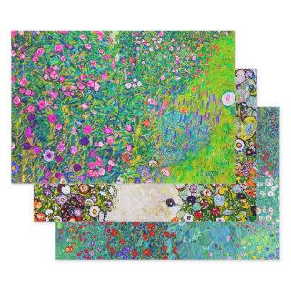 Gustav Klimt, Flower Garden  Sheets