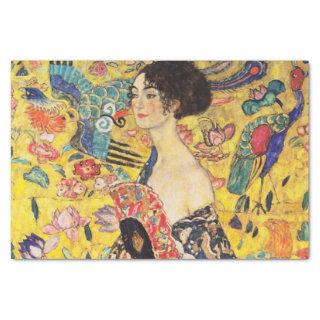 Gustav Klimt Lady With Fan Tissue Paper