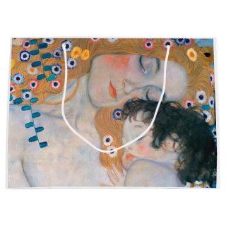 Gustav Klimt - Mother and Child Large Gift Bag