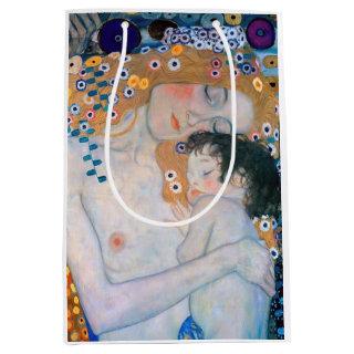 Gustav Klimt - Mother and Child Medium Gift Bag