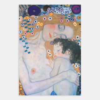 Gustav Klimt - Mother and Child  Sheets