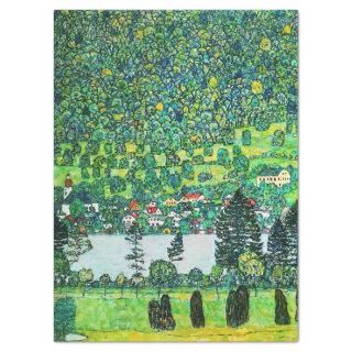 Gustav Klimt - Mountain Slope at Unterach Tissue Paper