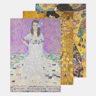 Gustav Klimt - Portraits Masterpieces Selection  Sheets