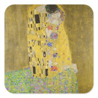 Gustav Klimt - The Kiss Square Sticker