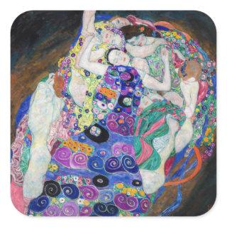 Gustav Klimt - The Virgin Square Sticker