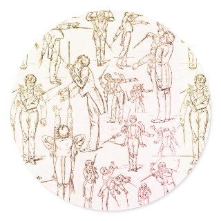 Gustav Mahler - Conducting Classic Round Sticker