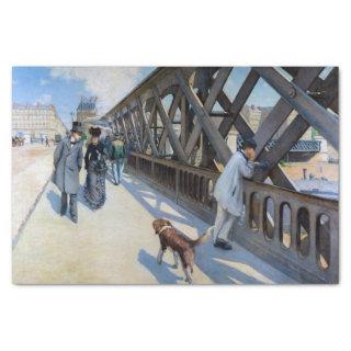 Gustave Caillebotte - Le Pont de l'Europe Tissue Paper