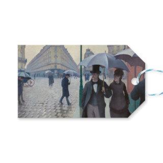 Gustave Caillebotte - Paris Street; Rainy Day Gift Tags