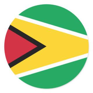 guyana classic round sticker