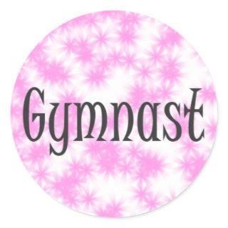 Gymnast Classic Round Sticker