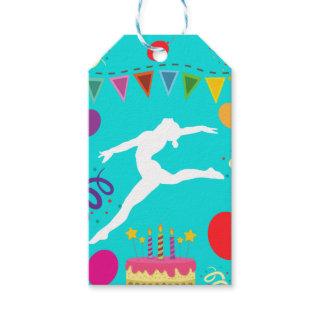 Gymnastics Birthday Party   Gift Tags