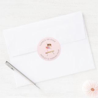 Gymnastics Party Sticker | Gymnastics Sticker