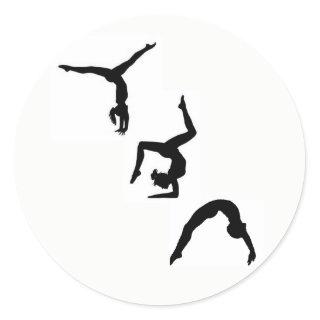 Gymnastics Silhouette Sticker
