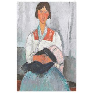 Gypsy Woman with Baby, Modigliani Tissue Paper