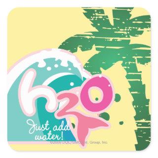 H2O Logo Square Sticker