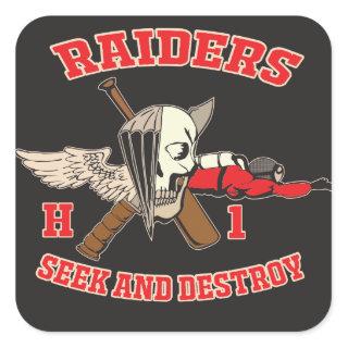 H-1 Raiders Sticker