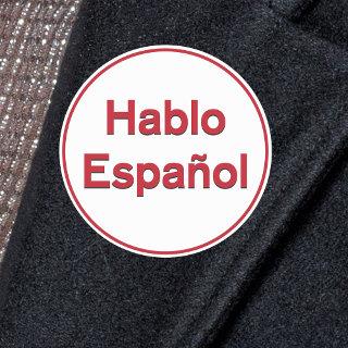 Hablo Español - I Speak Spanish Classic Round Sticker