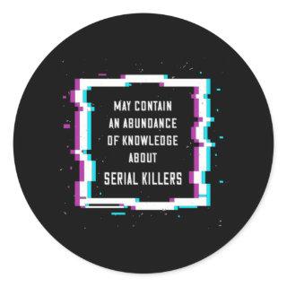 Hacker Sayings Classic Round Sticker