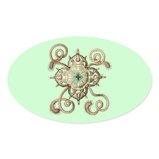 Haeckel Oval Sticker