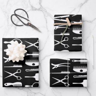 Hair stylist tools pattern  sheets