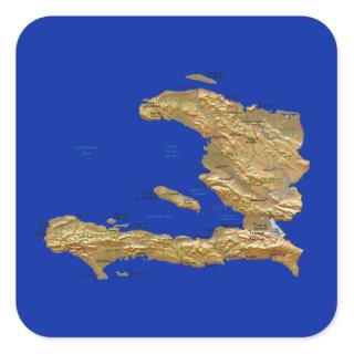 Haiti Map Sticker
