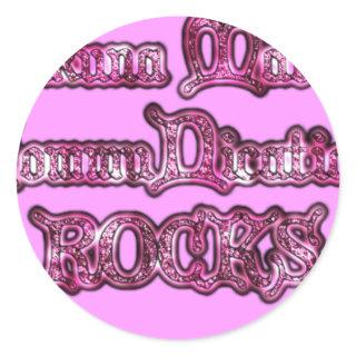 Hakuna Matata Communication ROCKS Art Print Classic Round Sticker