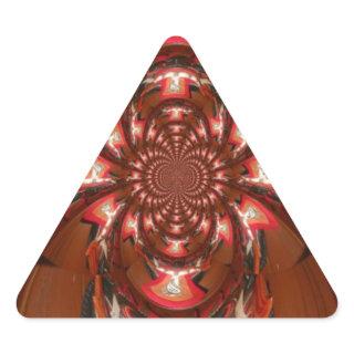 Hakuna Matata Halloween Mask Kaleidoscope Abstract Triangle Sticker