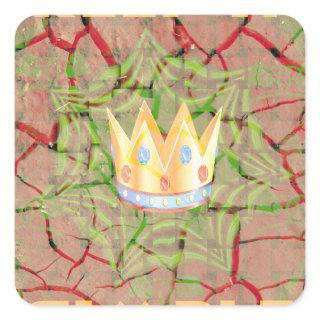 Hakuna matata square sticker