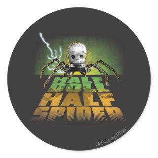 Half Doll Half Spider Classic Round Sticker