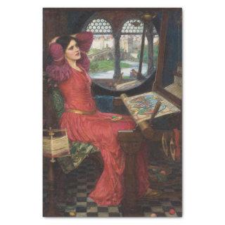 Half-Sick of Shadows by John William Waterhouse Tissue Paper