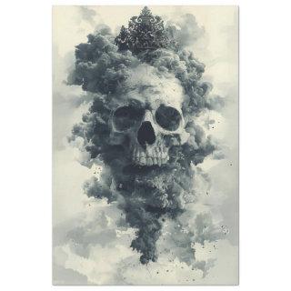 Halloween Cloud Skeleton Decoupage  Tissue Paper