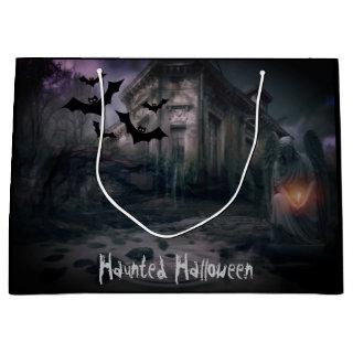 Halloween Creepy Haunted Mansion Large Gift Bag