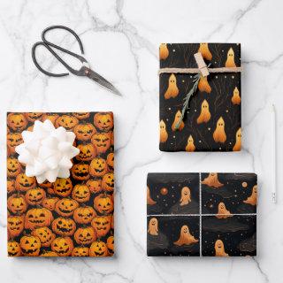 Halloween Ghost & Jack O Lantern  Sheets