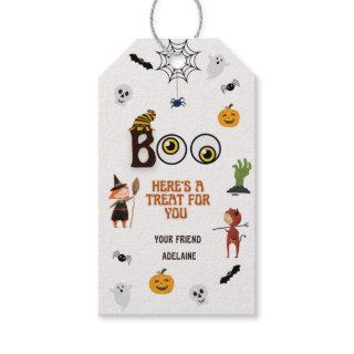 Halloween gift tag, trick or treat Favor tag. Gift Tags