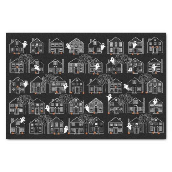 Halloween Haunted House Tissue Paper