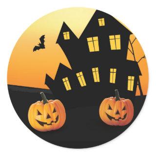 Halloween Little Pumpkin Round Sticker
