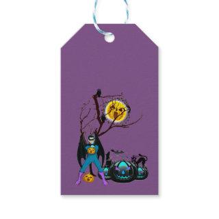 Halloween Party Time in Purple Gift Tags