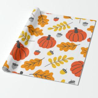Halloween pattern with pumpkins and failure
