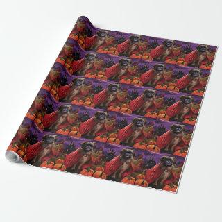 Halloween Pekingese Vampire Pumpkins Scary