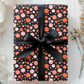 Halloween Polka Dots in Pink, Orange and Black