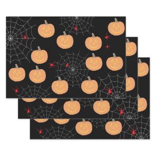 Halloween Pumpkin Spiders  Sheets