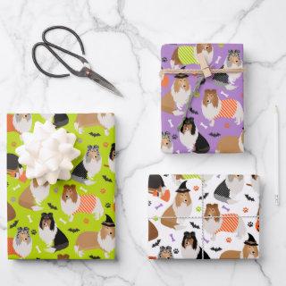 Halloween Rough Collie  Sheets