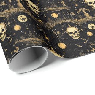 💀Halloween - scary 😱 black and yellow