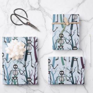 Halloween Skeletons In Trees  Sheets