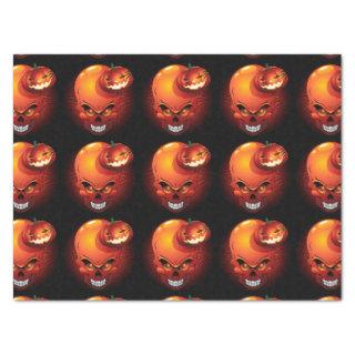 Halloween Skull and Pumpkin   Tissue Paper