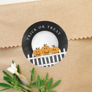 Halloween Trick Or Treat Spooky Ghost Cute Favor Classic Round Sticker