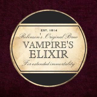 Halloween vintage alchemy Vampire's Elixir label