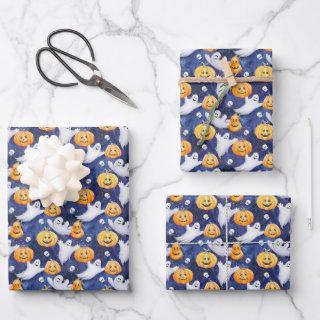 Halloween Watercolor Pattern  Sheets