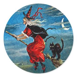 Hallowe'en Witch Sticker