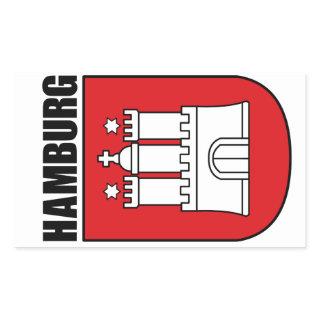 Hamburg (Hansestadt) Rectangular Sticker